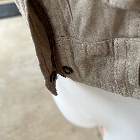 Ashley twenty six international faux suede bomber jacket size junior medium - Picture 8 of 13